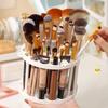 Makeup Brush Stand: Creative Desktop Storage Rack with 45 Holes for Cleaning, Drying, and Large Capacity Organizing
