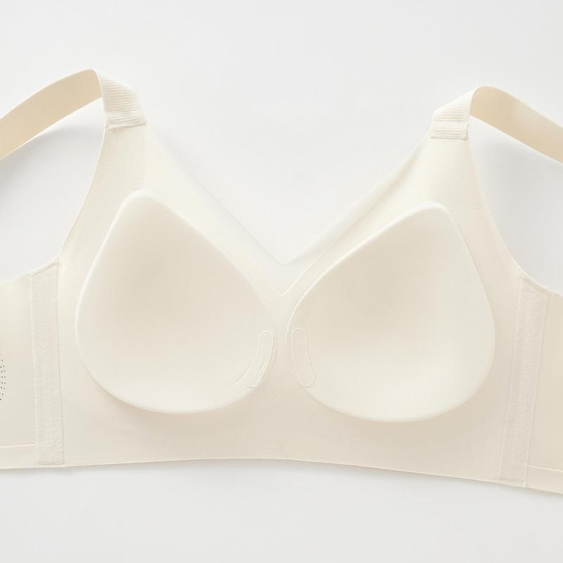 Fenteng Seamless Lifting Gathering Anti-Sagging Thin Underwear Women's Bra