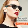 Мужские стерео поляризованные солнцезащитные очки с Bluetooth-наушниками и сенсорным управлением V5.3, умные очки, тренд 2024 года F06, велосипедный спорт, Uv400