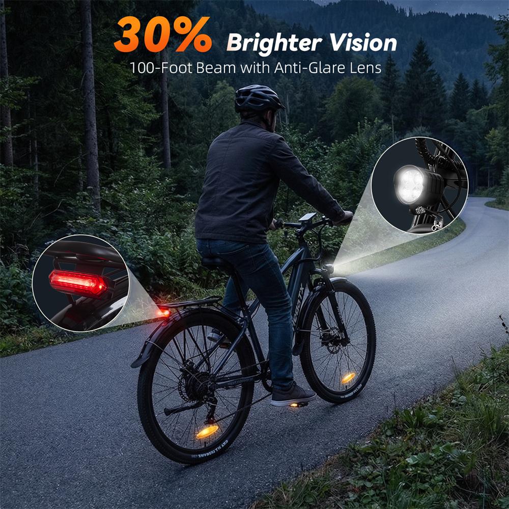Hedatx TX1 All-Terrain Electric Bicycle 48V16AH Battery Men's E-Bike 350W Motor Men's E-Mountain Ebike 29 Inch Tire Adult Electric Bike