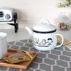 Toyoho PEANUTS Enamel Teapot (with Strainer) White Size: Approx. W18 D10.6 H12.5 SNJ-2306