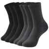 6Pairs Men Socks Cotton Breathable Black White Business Spring Summer for Male Sock Plus Size EU40-47