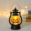 Halloween Decorative Atmosphere Lamps Layout Creative Small Oil Lamp Electronic Candle Small Horse Lights Portable Pumpkin Light