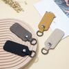 Leather USB Storage Protective Cover Keyring USB Flash Drive Cover Anti-loss Car Keychain Case for Shield Access Card Sleeve
