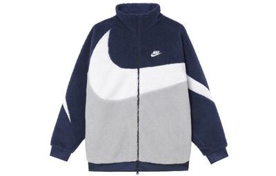 Nike Спортивная куртка Swoosh с мягким двусторонним воротником из флиса BQ6546-411