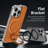 Роскошный чехол из алюминиевого сплава с магнитной подставкой для iPhone 16 15 Pro Max Magsafe с беспроводной зарядкой, металлическая рамка объектива