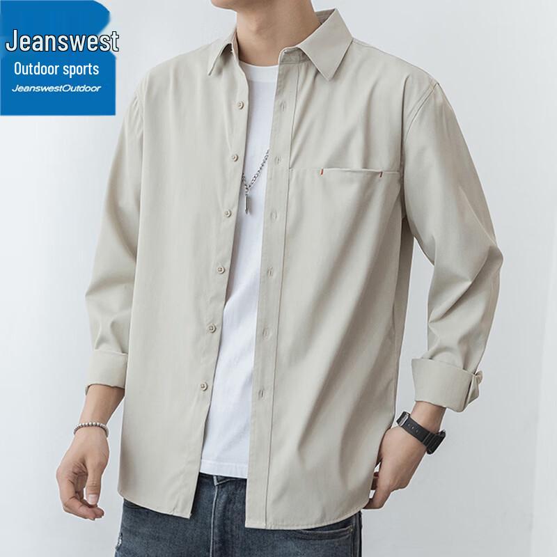 Мужская повседневная рубашка с длинным рукавом Jeanswest для активного отдыха