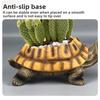 Lifelike Turtle-Shaped Flower Pot Eco-Friendly Desk Mini Ornament Bonsai Plant Holder  Garden