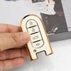 Soft Gold Edge TPU Car Remote Key Cover Case Shell Fob for Toyota Rush Daihatsu Tanto LA600S LA800S LA610S LA150S Perodua Key Protector Accessor