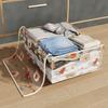 Large Capacity Household Clothes Organizer Dustproof Waterproof Transparent Quilt Bag New Printed Three-Dimensional Storage Bag