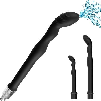 Силиконовая клизма-душ – Набор для анального душа с насадками для гигиены и игры