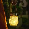 Портативная солнечная 30LED гирлянда-фея крышка для банки Мейсона гирлянда уличный водонепроницаемый фонарь рождественское украшение подвесной светильник