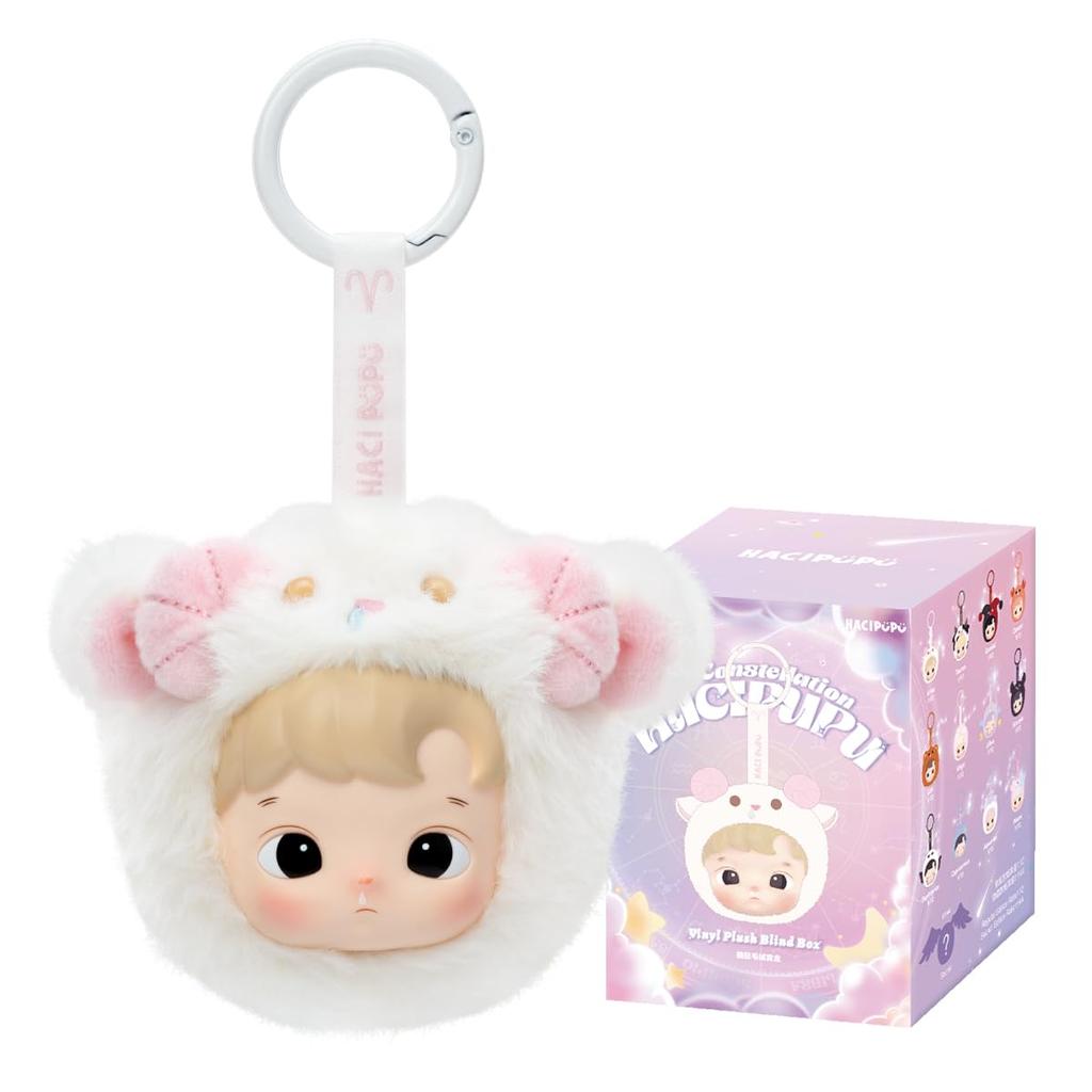 POP MART HACIPUPU The Constellation Series Plush Toys Pop Mart Gachapon Blind Box Figure Plastic Model Premium Toy PVC Soft Vinyl Original Character