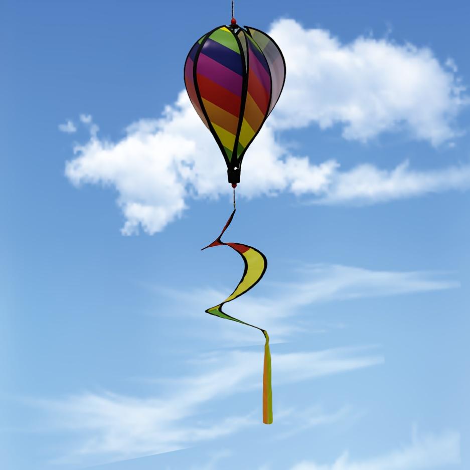 1 шт., Радужный спиннер-вертушка в виде воздушного шара, Вращающаяся красочная вертушка с пайетками, Садовая вертушка на нити, Декор сцены, Праздничный декор, Декор комнаты