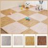 4 шт. водонепроницаемый пенопластовый коврик-головоломка из пеноматериала EVA, напольный коврик, ковер, коврик-головоломка с деревянным зерном, уменьшает шум