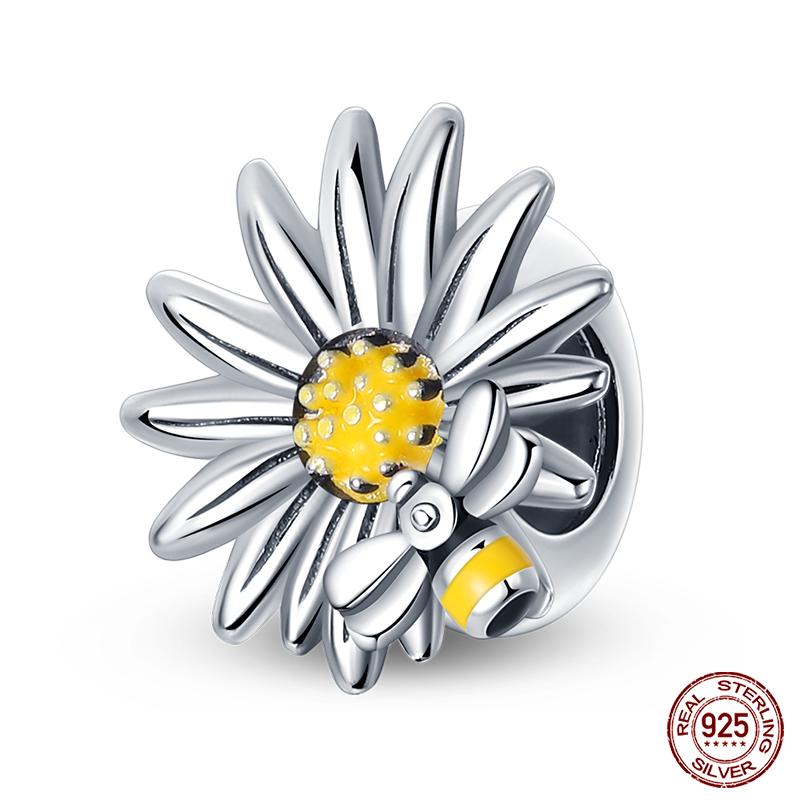 Fit Qikaola Original Bracelet Copper Flower Bird Series Charms Beads For Women Fashion Diy Jewelry Gifts Making