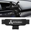 Zinc Alloy Car Styling Phone Holder Air Vent Mount Clip For Mitsubishi Lancer ASX Pajero Ex Galant Attrage Xpander Mirage Pajero