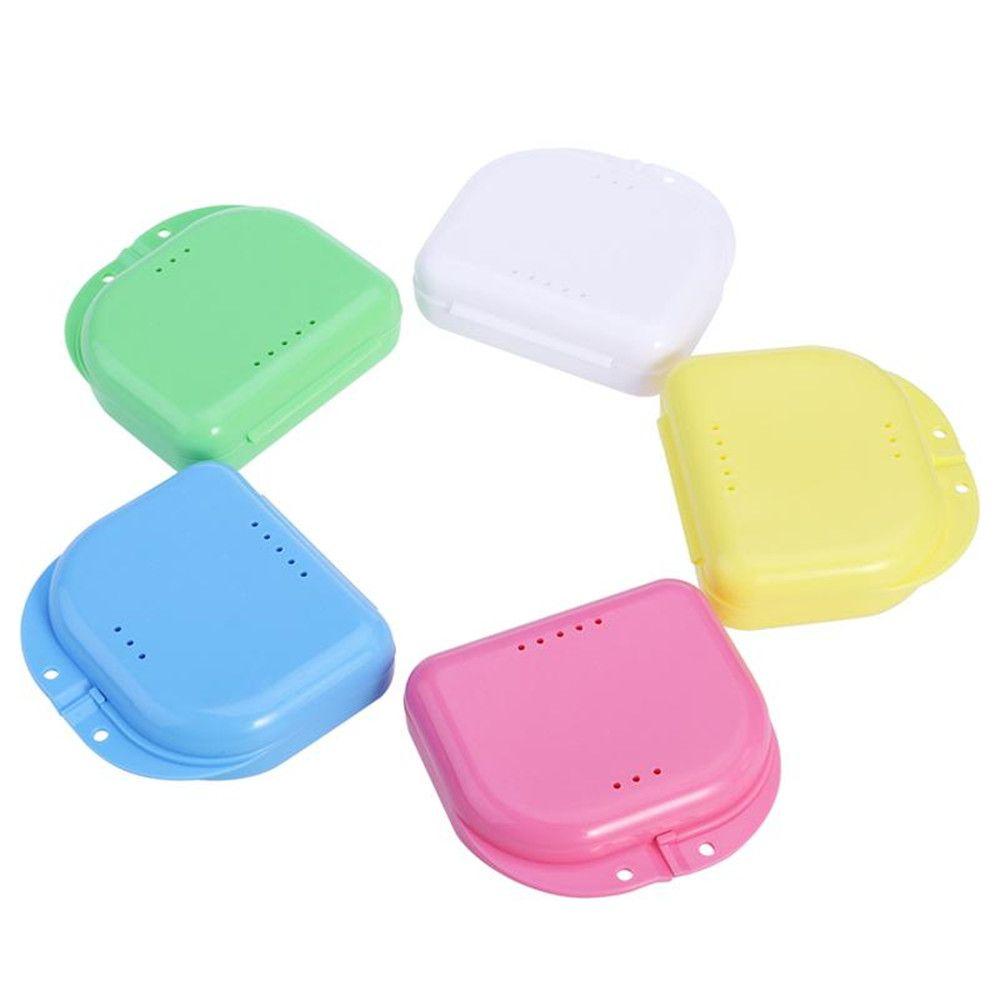 Supplies Tray Dental Appliance Denture Storage Box Oral Hygiene Braces Case Mouth Guard Container
