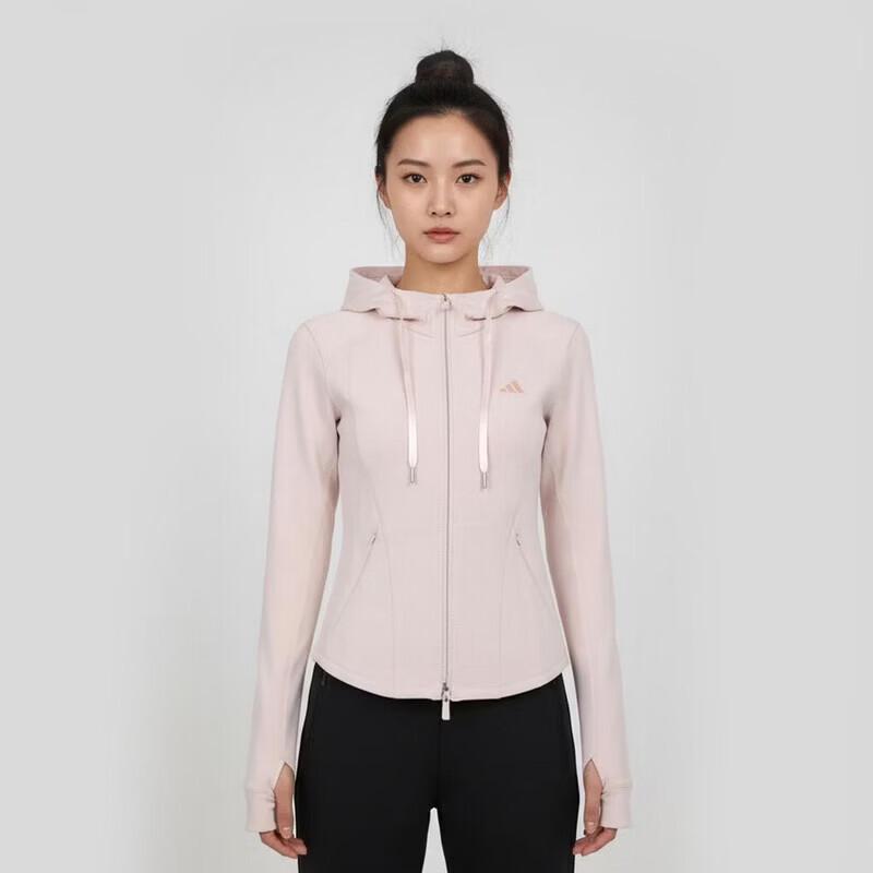 adidas Женская вязаная куртка с капюшоном