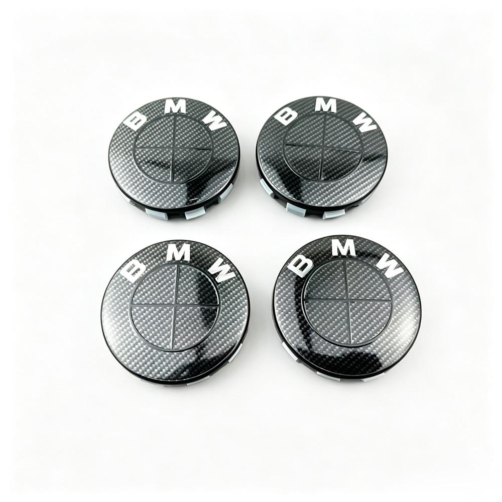 BEKV7 4pcs 56MM 68MM Car Wheel Hub Center Cap Badge For BMW X1 3 X5 E70 E71 M3 F30 F20 F10 F11 G30 E36 E46 E53 E90 E91 E60 E61 E93