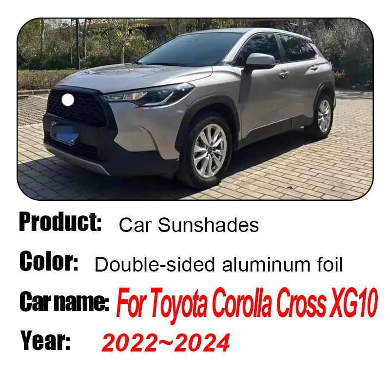 For Toyota Corolla Cross XG10 Hybrid 2024 Car Magnetic Sunshade Coverage Sunshade Privacy Protection Auto Accessories