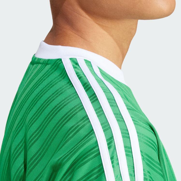 adidas Футболка Adicolor зеленая/белая мужская уличная одежда IM9457