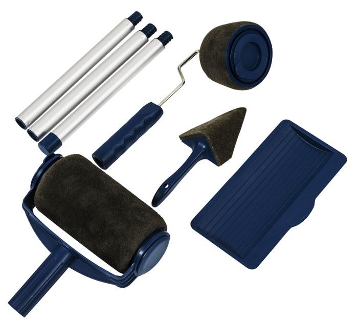 Non-Drip Paint Rollers - Profi Set With Paint Container 900 + 300 Ml