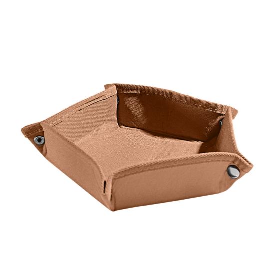 Лоток для хранения на открытом воздухе с кнопкой-защелкой из водонепроницаемой ткани Оксфорд, портативный складной пятиугольный лоток-органайзер, держатель для контейнера