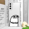 Смешной Чехол для Телефона Flork Meme для Samsung Galaxy S22 S23 S24 S25 Plus Ultra S21 FE 5G Прозрачный Мягкий Чехол Чехлы для Пары