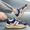 Мужские повседневные сетчатые дышащие туфли, черные, белые, на толстой платформе, спортивные кроссовки для скейтбординга, мужские теннисные кроссовки, дорожные лоферы 44