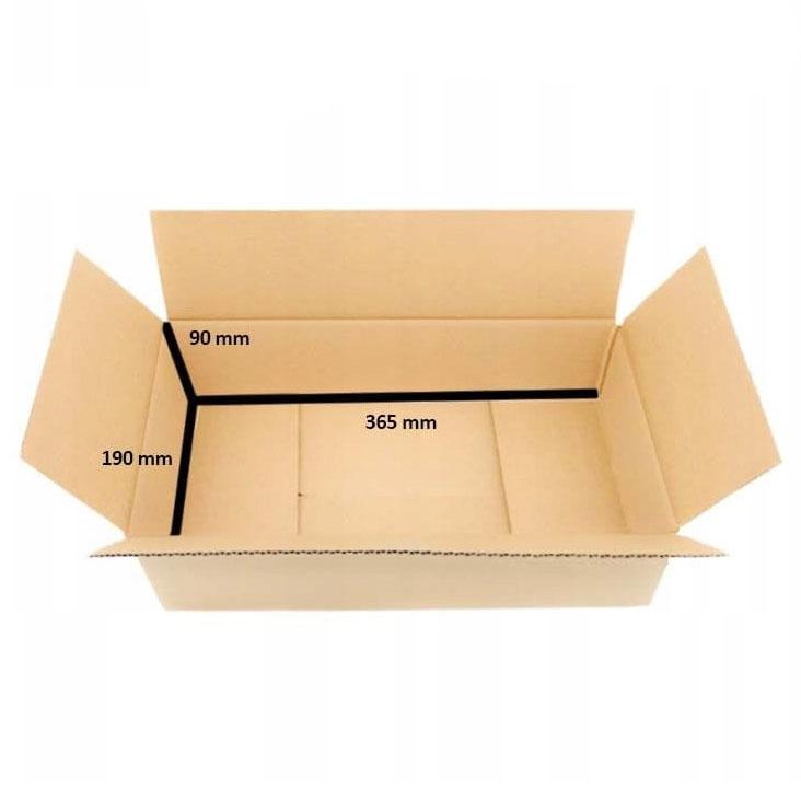 Cardboard 370x195x100 KK 85 x25 pieces