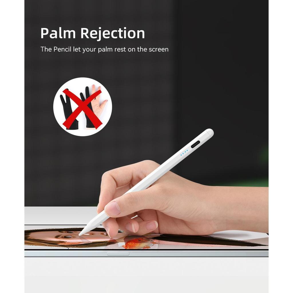 Stylus Pen for iPad Pro 11 12.9 Air 4/5 7/8/9/10th Mini 5 6 2018-2022 Pencil with Palm Rejection Tilt