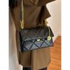 Autumn Winter High-Grade Sense Underarm Bag Lady New Fashion Plaid Chain Simple All-Match Retro Texture Shoulder Crossbody Pack