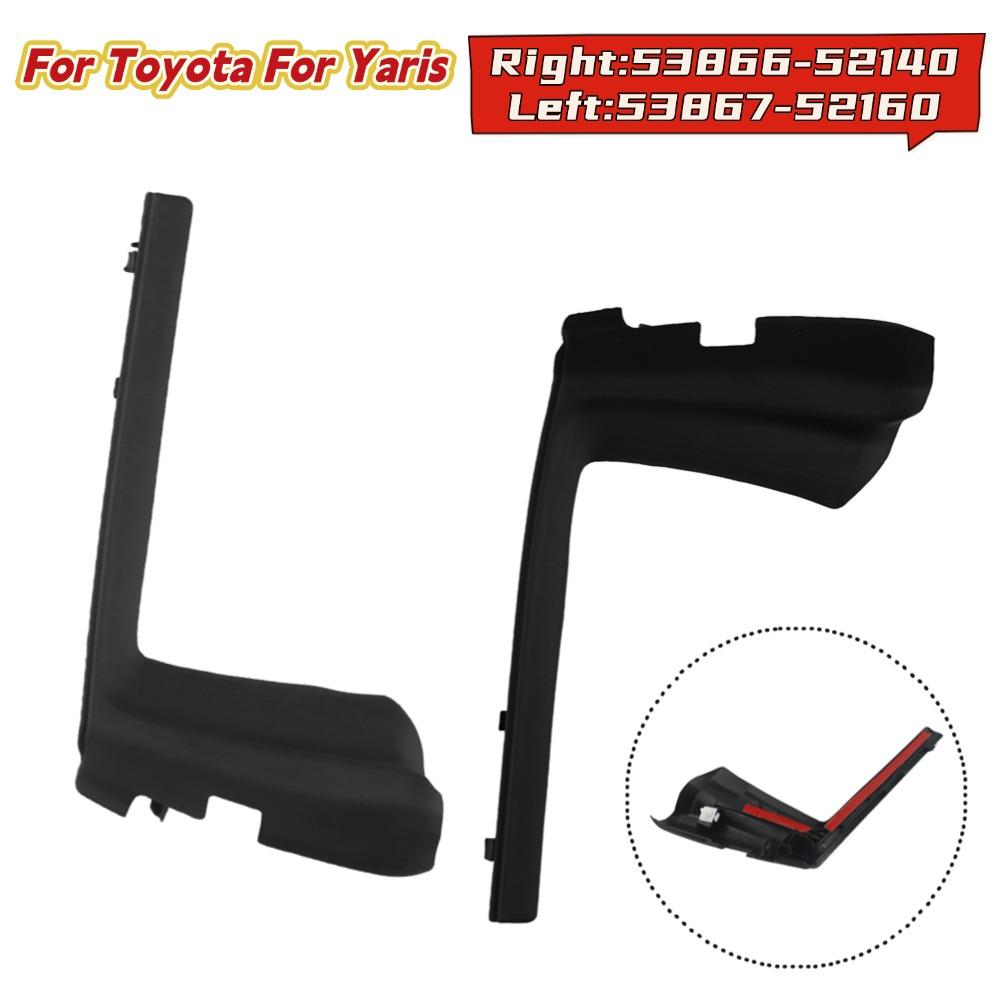Левый/Правый уплотнитель капота для Toyota Для Yaris 2015 2016 2017 LE 53867-52160 53866-52140 Автомобильная угловая накладка на лобовое стекло