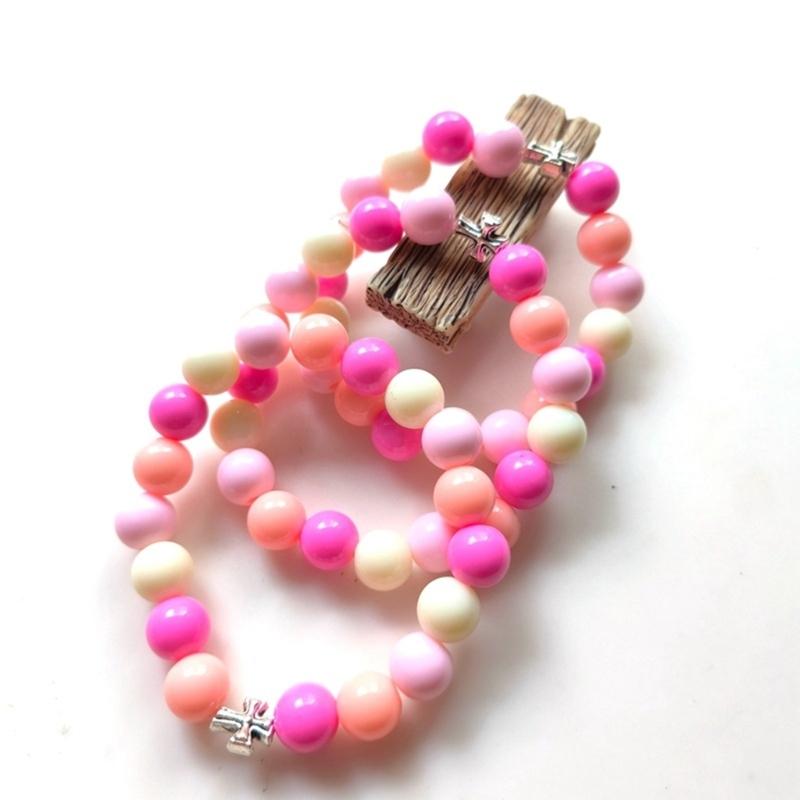 Унисекс Браслет-цепочка на руку Бусины для медитации Браслет на запястье Гладкие круглые бусины Регулируемый размер Браслеты Аксессуар для мужчин Женщин