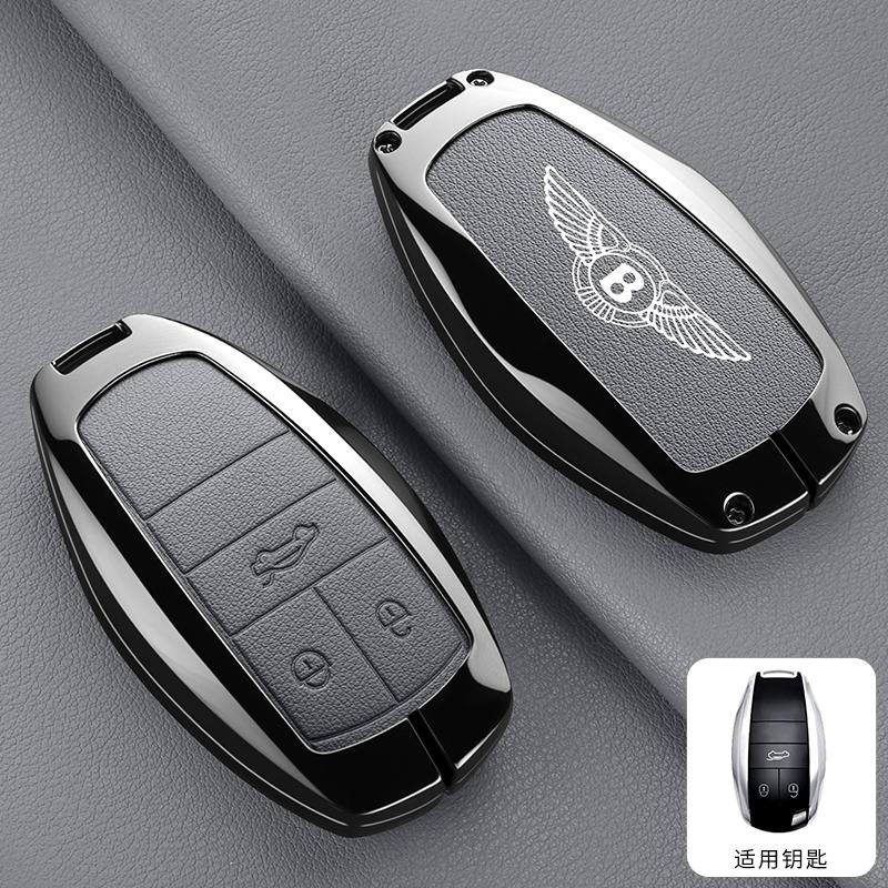 Для Нового Bentley Flying Spur Continental GT Bentayga Mulsanne Автомобильный ЛОГОТИП Чехол для Ключа Автомобиля Чехол для Умного Пульта Держатель для Ключей Сумка Чехол Зажим