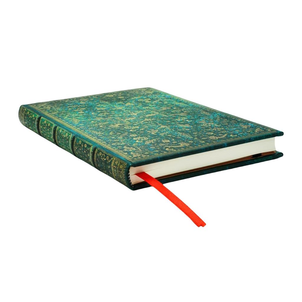 Твердый блокнот Paperblanks, Изумрудный цветок, Midi B6, В линейку, PB1315-1