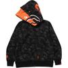 Худи на молнии с двойным капюшоном Bape X Porter Stand Shark 1L23-115-910