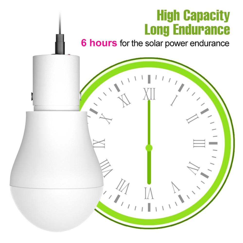 Светодиодная солнечная лампа, уличный кемпинговый светильник, садовый 15 Вт, перезаряжаемый, зарядный свет, украшение двора, подвесная, USB, комнатные аварийные лампы