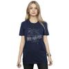 Star Wars Womens/Ladies Death Star Sleigh Cotton Boyfriend T-Shirt