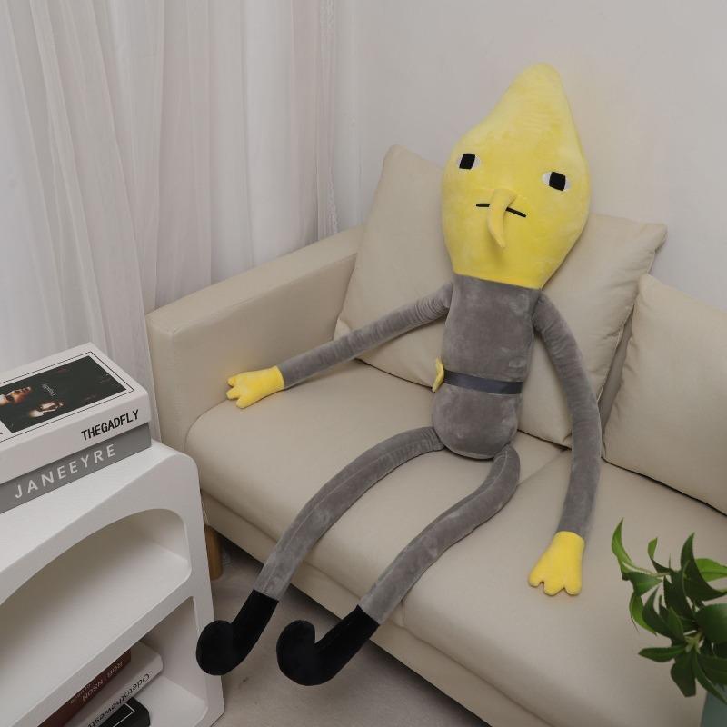 Warner Bros. Adventure Time Lemongrab Anime Merchandise Cartoon Cute Doll Pillow Creative Personalized Quirky Plush Toy Gift