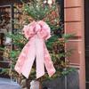 Large Size Christmas Wreath Bow Multiple Styles Present Ribbon Knot  New Year