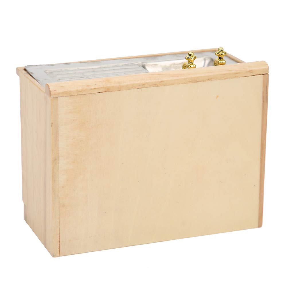 Миниатюрная кукольная мебель для мытья посуды из березы для домашнего использования для детей, стол, 112 Износостойкий