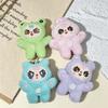 Cute Cartoon Plush Doll Keychain For Kids Backpack Bag Charm Colorful Stuffed Animal Pendant Accessory