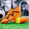 Football Shoes Men Soccer Shoes TF/FG High Ankle Football Boots Male Teen Ers Adult Cleats Grass Training Match Sneakers 35-45