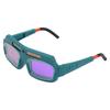 Solar Auto Darkening Welding Goggle Arc and Strong Light Protection Dimming Glasses Dark Green
