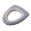 Toilet Seat Cover Mat Soft Velvet Fabric Universal Bathroom Toilet Seat Cover Washable Closestool Warmer Accessories