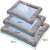 Ice Silk Material Cooling Pad Bed for Dogs Cats Soft Summer Sleeping Puppy Kitten Cool Mat Breathable Pet Nest Pet Blanket
