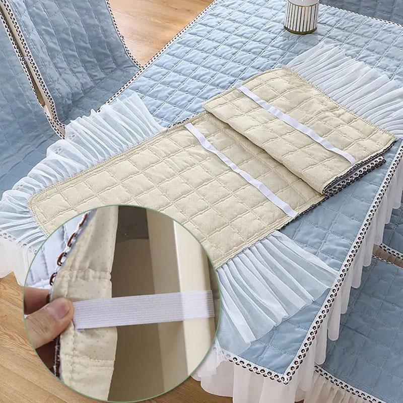 Современные простые прямоугольные обеденные скатерти, чехол на стул, сплошной цвет, кружевная подушка для стула, домашний чехол на стул, подушка для сиденья, спинка