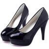 Casual Shoes Fashion Women Platform Pumps Round High Heels Office Shoes
